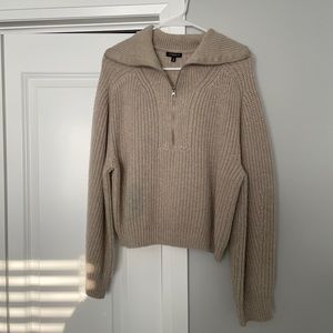 Knit Quarter Zip Sweater - Dynamite